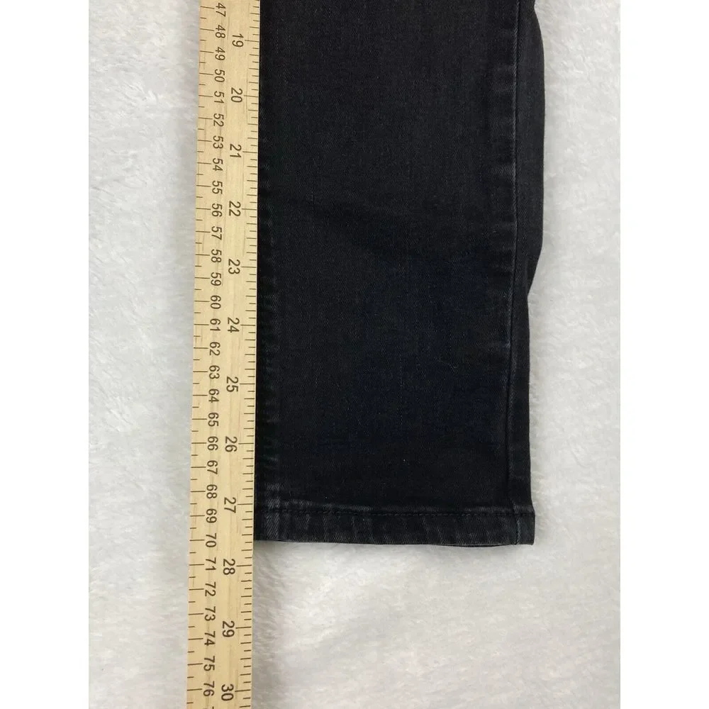 Seven‎ 7 Womens Mid Rise Black Legging Jeans Size 12
